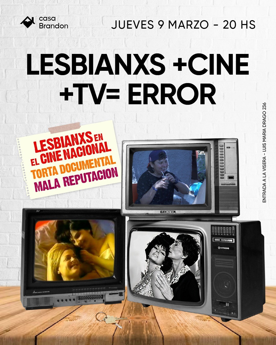 LESBIANXS CINE TV ERROR CASA BRANDON